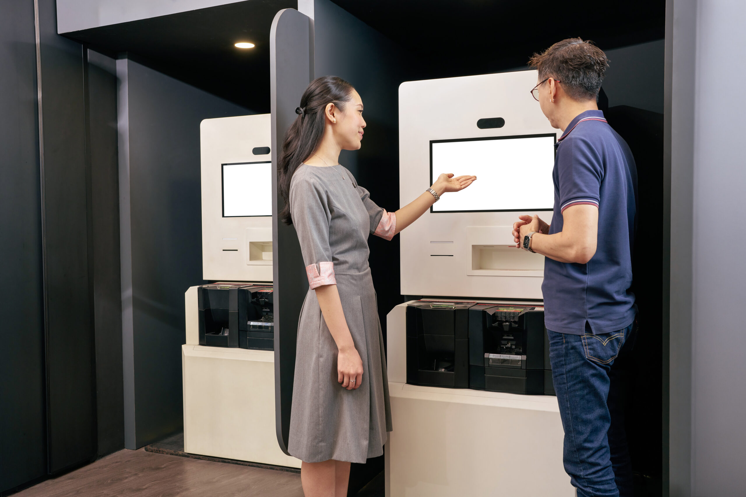 Digital lobby — payment kiosk