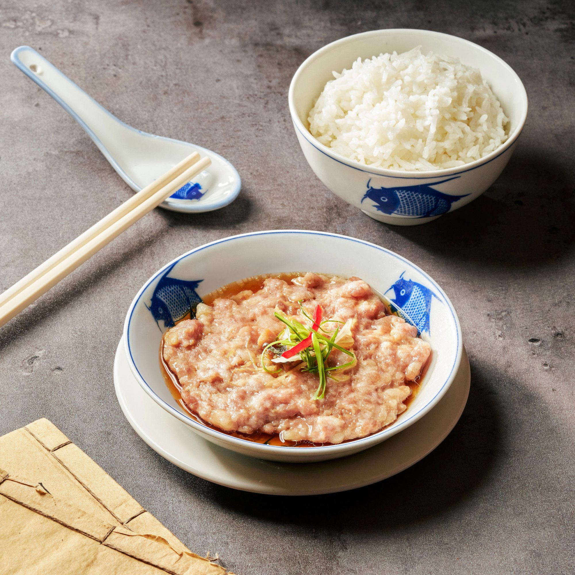 Steamed minced pork