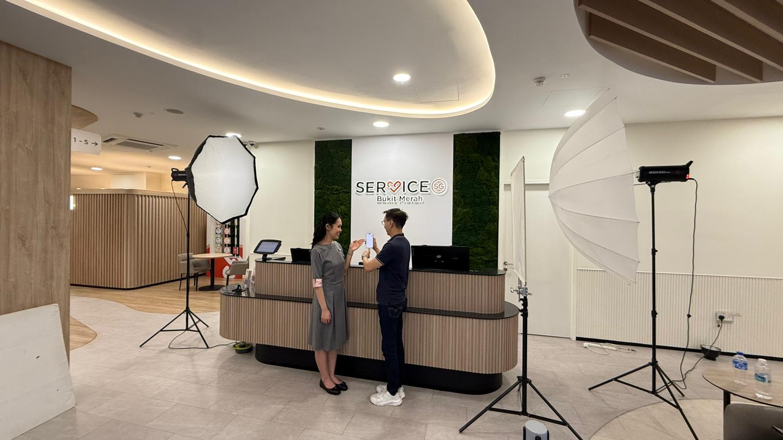 BTS — Concierge lighting setup