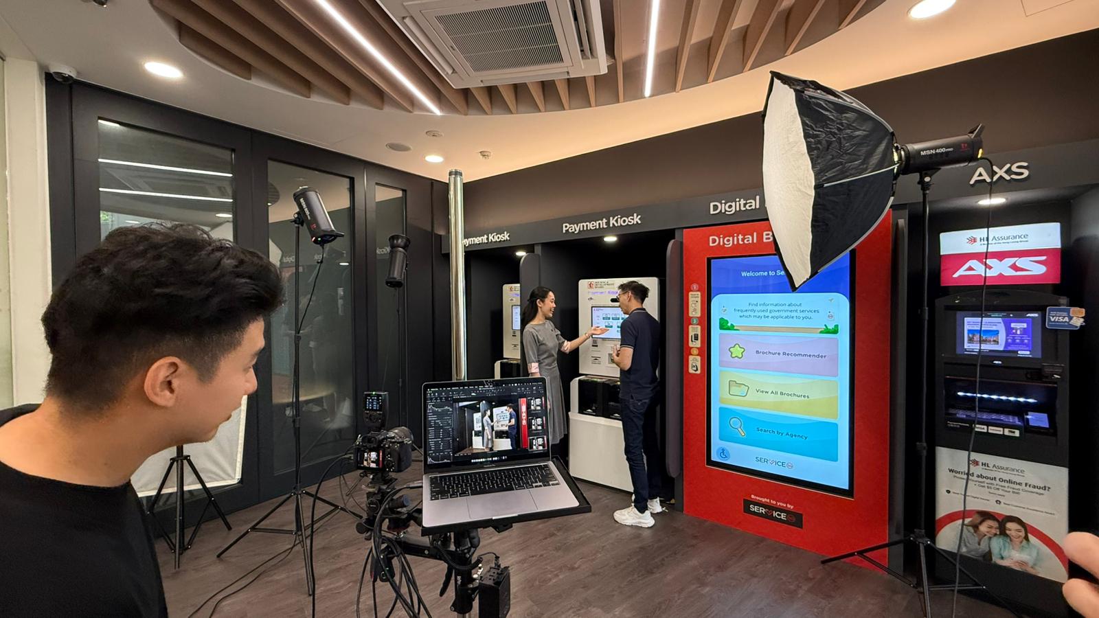BTS — Digital Lobby kiosk setup