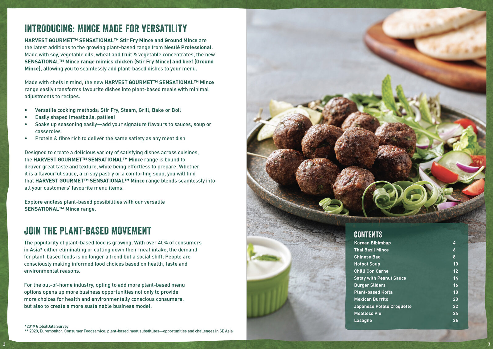 Nestlé Harvest Gourmet recipe book bibimbap spread — recipe photography Singapore